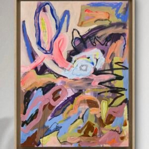 “Earthworm Rodeo” 32 in x 24 in Painting